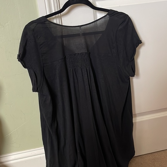 Free people oversized black shirt - Picture 4 of 4